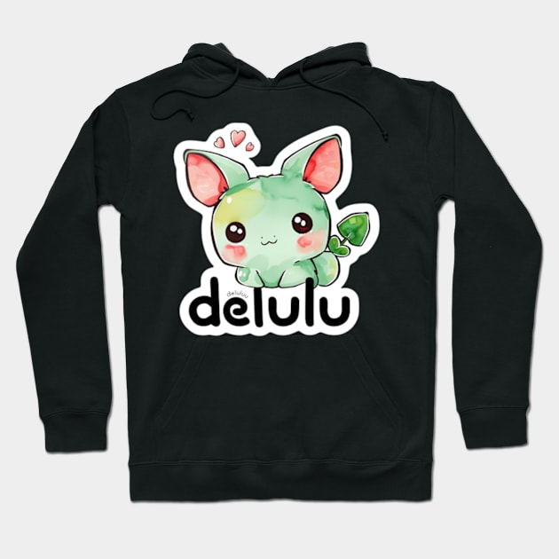 Delulu Kawaii Monster Pals Hoodie by MaystarUniverse